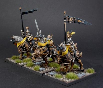 Empire Demigryph Knights (Averland colors) by Jarrett