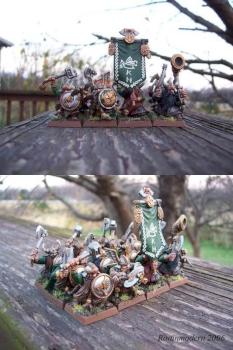 Dwarf Warriors Regiment by roninmodern