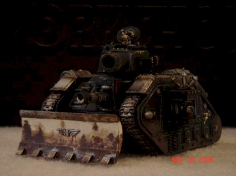 imperial guard cadian leman russ tank by dark arts