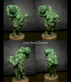 Dwarf 40mm sculpture by Stavros Zouliatis