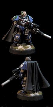 Space Marine Scout Sergeant Telion by musketeer1