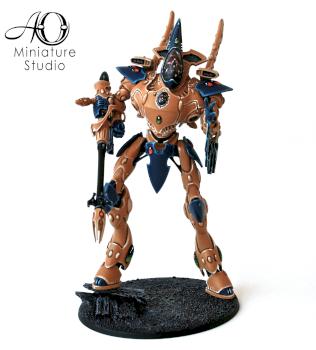 Eldar Wraith Knight by AOMiniature_Studios