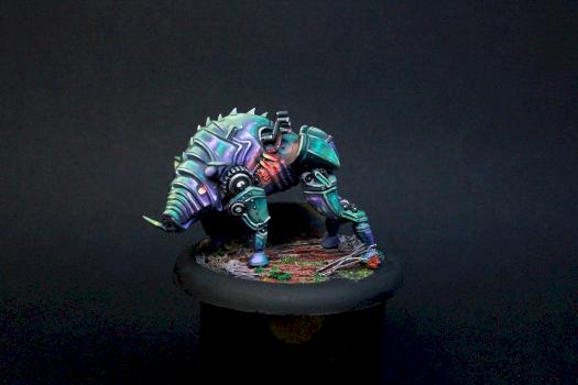 Mechanized Porkchop. Malifaux by monomatana