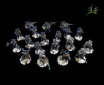 Warhammer 40K Shadowspear Space Wolves Done by CroWarGamePainting