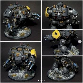 Space Wolves Redemptor Dreadnought by N1NEFINGERS