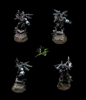 Kayvaan Shrike Raven Guard Chapter Master by CroWarGamePainting