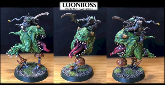 Loonboss on Giant Cave Squig by Graishak