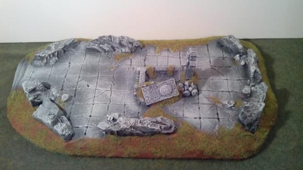 Warhammer Fantasy grave on hill - Gaming terrain by DioX