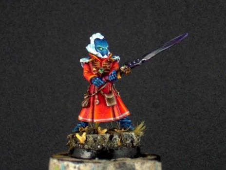 Eldar warlock by risk0