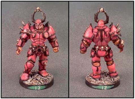 Blood Bowl Chaos Warrior by Lou Rollins