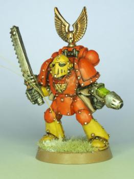 Space Marine Fire Lords Sergeant MkIII by Wilj