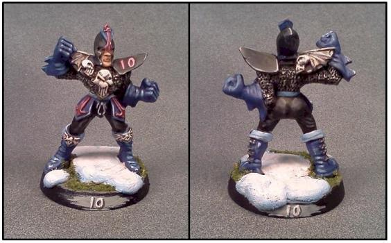 Dark Elf Blood Bowl Lineman by Lou Rollins