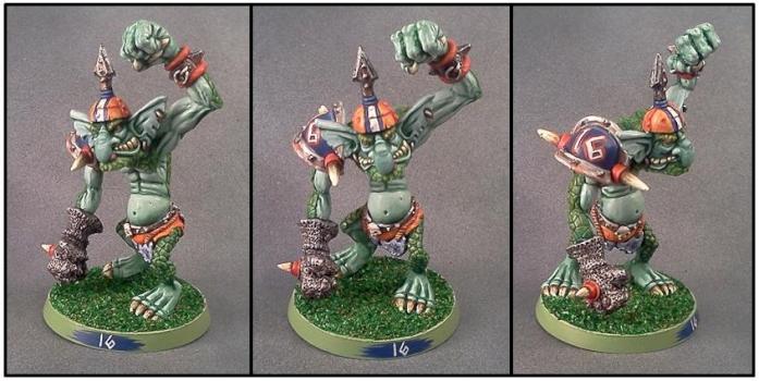 Blood Bowl Troll Star Player Ripper Bolgrot by Lou Rollins