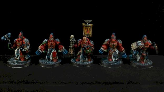 Blood Angels Terminator Squad Conversion by Volatyle