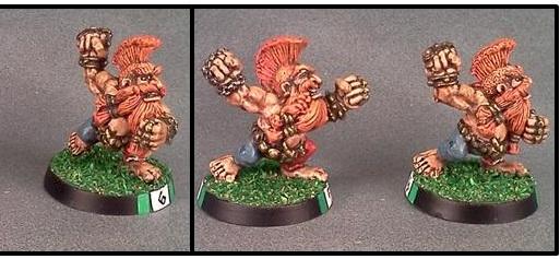 Blood Bowl Dwarf Troll Slayers by Lou Rollins