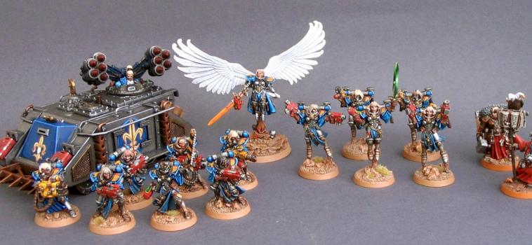 Adepta Sororitas Army by Schattenbarde