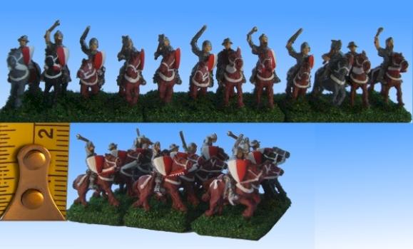 Mounted Men-at-Arms - 10mm - Kallistra Miniatures by Tokasper