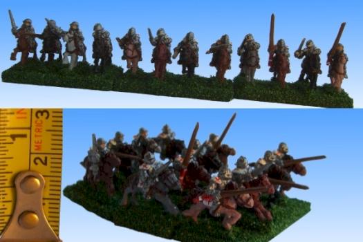 Mounted Men-at-Arms - 10mm - Obelisk Miniatures by Tokasper