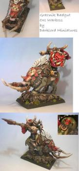 Graznik Badgut Orc Warboss by darklord