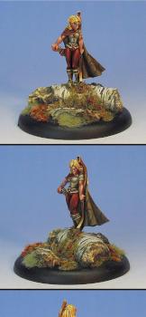 Spyglass Shae elf archer on sculpted base by Wappellious