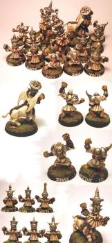 blood bowl chaosdwarf team by Starcutter