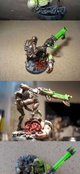 Necron Warrior by Miniatures Art Team by goblin1980