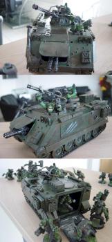 Ork looted vulcan tank by mrincredible