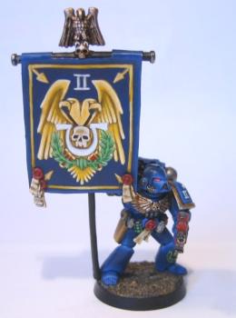 ultramarine Standard bearer by Micha