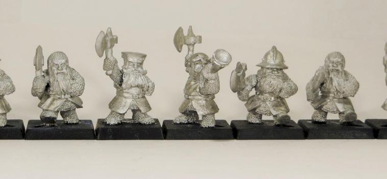 BOOD-WARGAMES.MINIATURES DWARVES WARRIORS WITH AXE by bood-war.miniatures