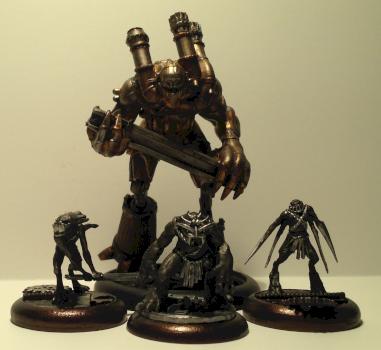 Malifaux Metal Crew by warfaror