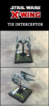 X-Wing Miniatures Tie Interceptor by Katan the Unleashed