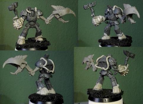 Iron Hands Terminator Capitain conversion by chaos spawn