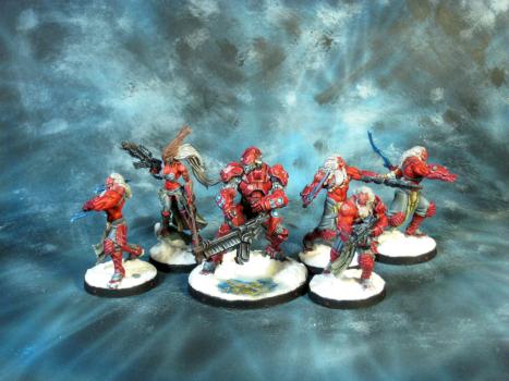 Infinity: Morat Aggression Forces Blood Eagles regiment by Siticus