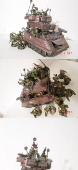 ork speedfreaks battlewagon -Dakkafortress - with ard´boyz by mrincredible