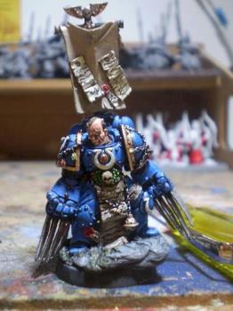 Captain Sicarius, Commander of the Ultramarines 2nd company. by MatiasBGDC