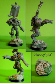 Space Marines - Tactical Squad Sergeant by Flame Of God