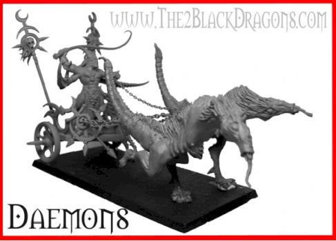 Fantasy Chaos Daemons Dämonen Herold Warhammer Herald by The 2 Black Dragons