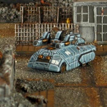 Lyran Fortune Wheeled Assault Vehicle, Classic Battletech by Captain of the Watch