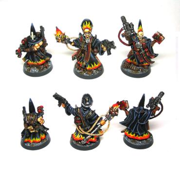 Necromunda Redemptionist Priest and deacons by Maurits