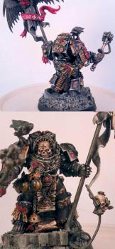 Black Templar Terminator Chaplain w/ Banner by NOMAD77