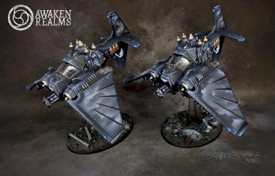 Dark Angels Ravenwing Nephilim Jet Fighter by Awaken Realms