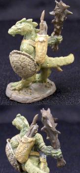 Speedpainted Lizard Man - Reaper Bones 77155 by PegaZus