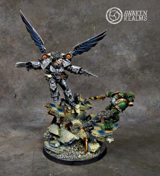 Horus Heresy Raven Guard Primarch Corax by Awaken Realms