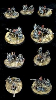 Death Korps of Krieg Heavy Stubbers from Forge World by Demihuman