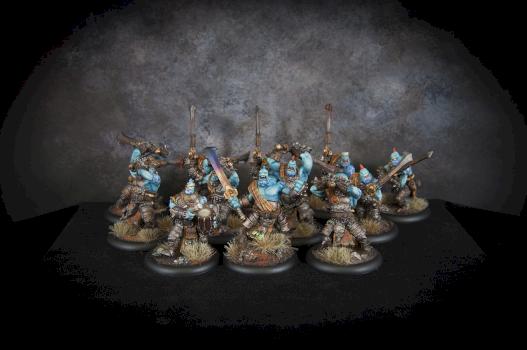 Fennblade Officer and Drummer and troops by paintordieminiatures