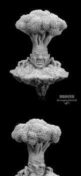 Brocco the angry broccoli by Anastasios