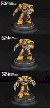 Horus Heresy Imperial Fist Terminator by Tyler6688