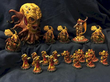 Yellow Sign faction from Cthulhu Wars by chipco1