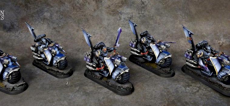 Dark Angels Ravenwing Black Knights by Awaken Realms