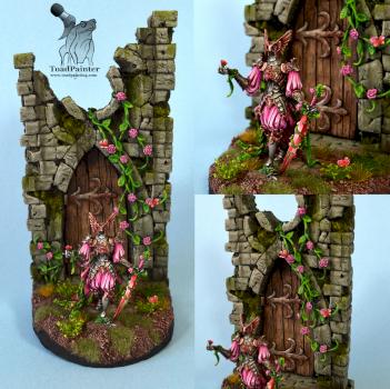 Flower Knight - Kingdom Death by Toadpainter